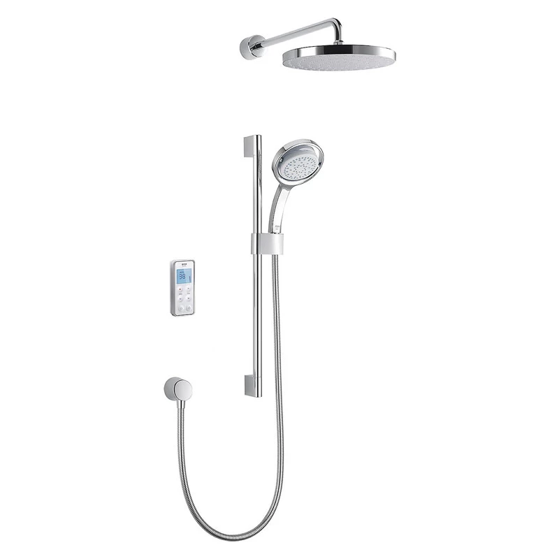 Mira Vision Dual Rear Fed Digital Shower - Pumped 1 Mira Vision Dual Rear Fed Digital Shower - Pumped
