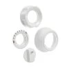 Mira Excel Knob Pack - White