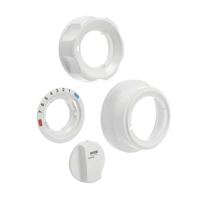 Mira Excel Knob Pack - White 1 Mira Excel Knob Pack - White