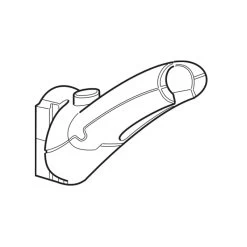 Mira Waterveil Shower Head Holder - Chrome