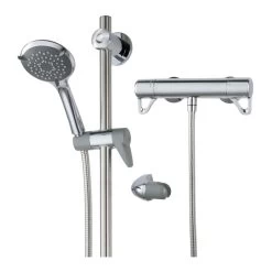 Triton Elina TMV3 Inclusive Bar Mixer Shower And Grab Riser Rail