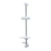 Triton Aaron Shower Rail Set - White/Chrome