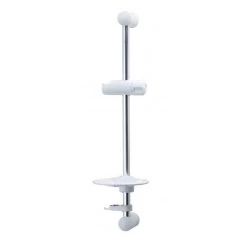 Triton Aaron Shower Rail Set - White/Chrome
