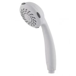 Triton Lily Single Spray Shower Head - White