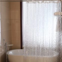 Uniblade 1800mm X 1800mm 3D Water Cube Mildew Proof Shower Curtain -Shower Accessories uniblade 1800mm x 1800mm 3d water cube mildew proof shower curtain sku3 2