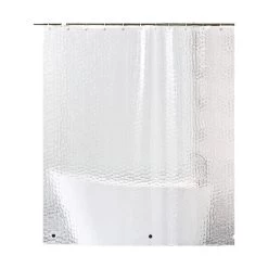Uniblade 1800mm X 1800mm 3D Water Cube Mildew Proof Shower Curtain
