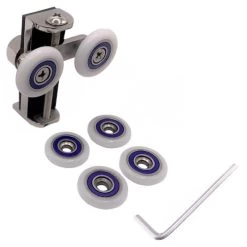 Uniwheel Universal Shower Door Runner (Single) -Shower Accessories uniwheel universal shower door runner pair uni wheel 3